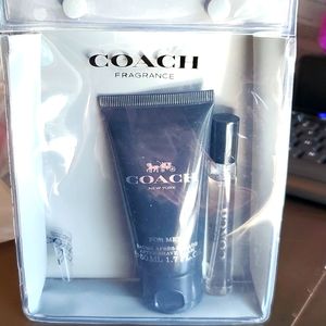 Coach Mens Gift / travel set NEW